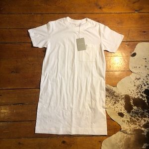 Everlane Weekend Tee Dress in White Size XS